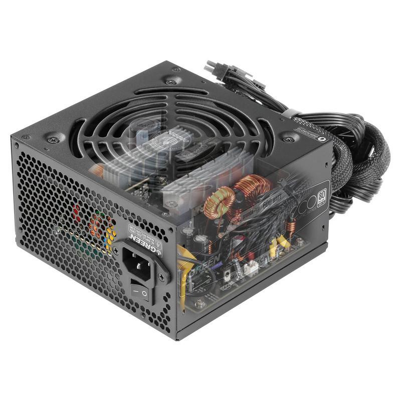 منبع تغذیه کامپیوتر گرین مدل GP600A-ECO Rev3.1