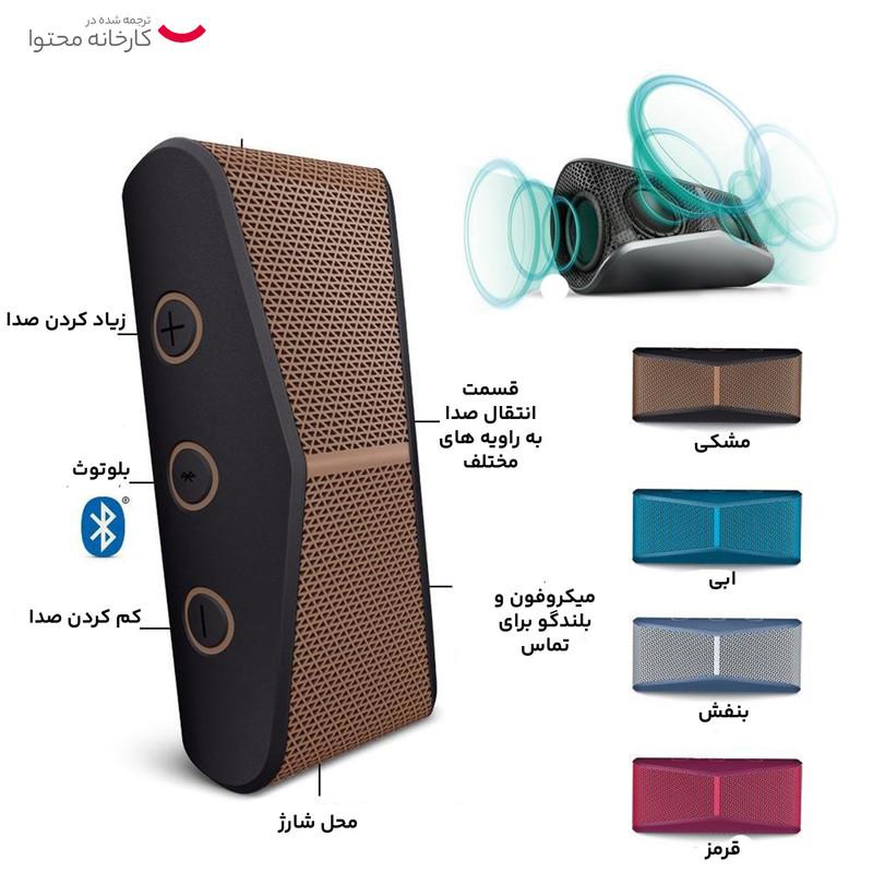 اسپیکر بلوتوثی قابل حمل لاجیتک مدل X300