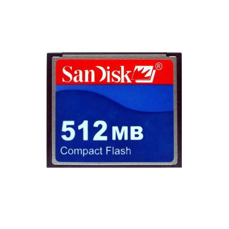 کارت حافظه CompactFlash سن دیسک مدل SDCFJ-512-A10 ظرفیت 512 مگابایت