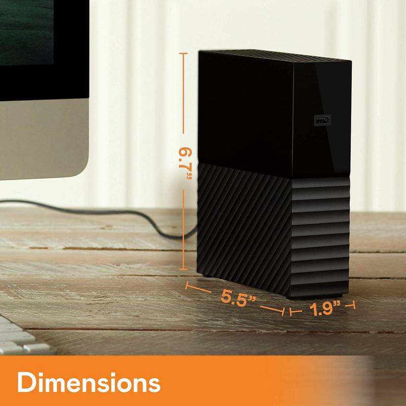 هارد اکسترنال وسترن دیجیتال مدل My Book ظرفیت 16 ترابایت دارای رابط USB Type-A 3.2