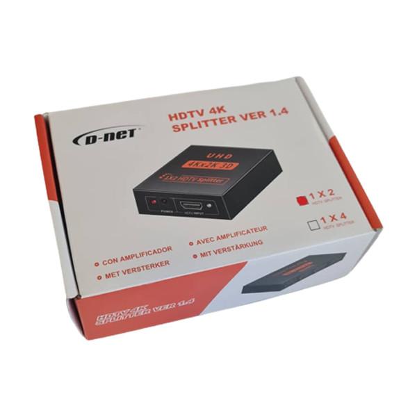 اسپلیتر 1 به 2 HDMI دی نت مدل 4Kx2K-3D