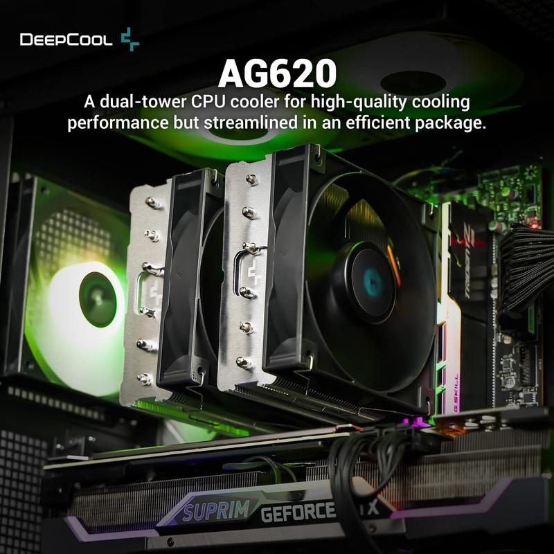 سیستم خنک کننده بادی دیپ کول مدل GAMMAXX AG620 LGA1700