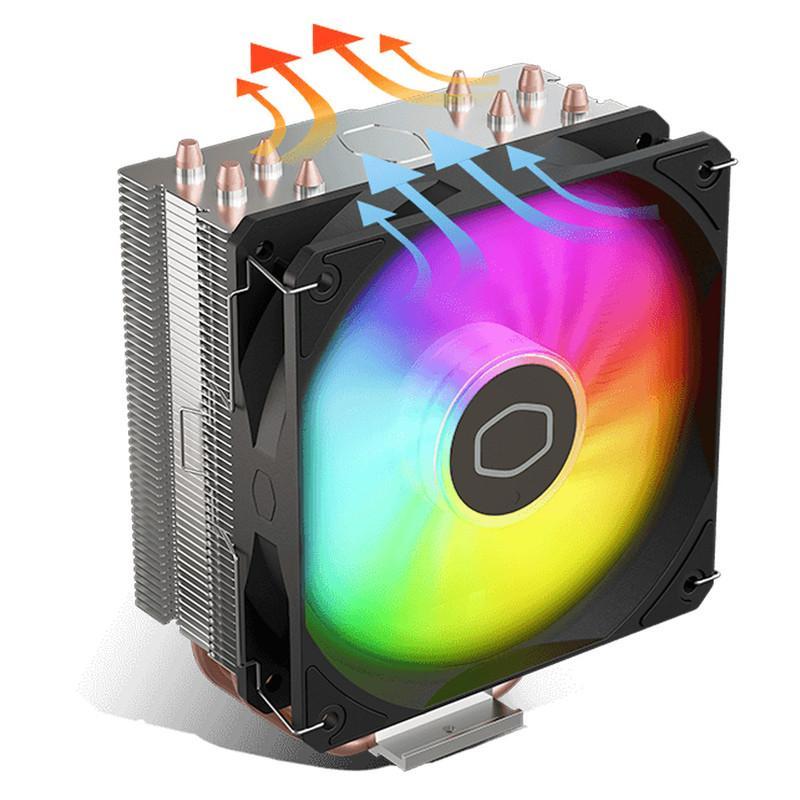 خنک کننده پردازنده کولر مستر مدل D400i RGB LGA1700
