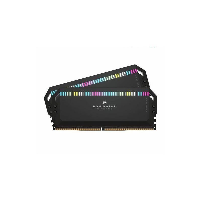 رم دسکتاپ DDR5 کورسیر مدل Dominator Platinum RGB دو کاناله 64 گیگابایت 5600 مگاهرتز CL40 با هیت‌سینک خنک‌کننده