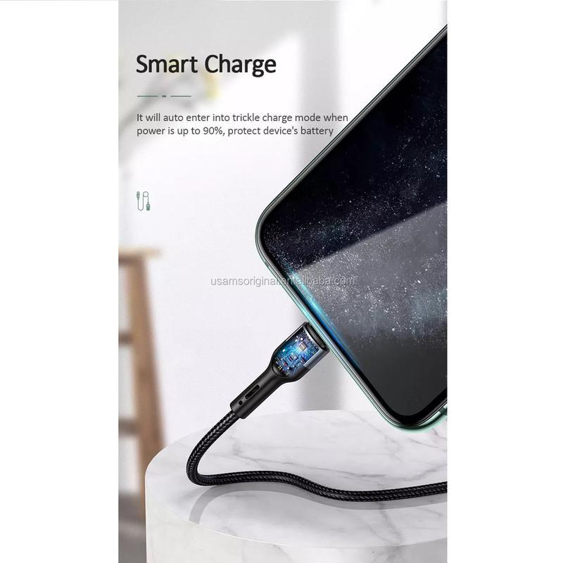 کابل تبدیل USB به لایتنینگ یوسمز مدل SJ448 New  طول 1 متر