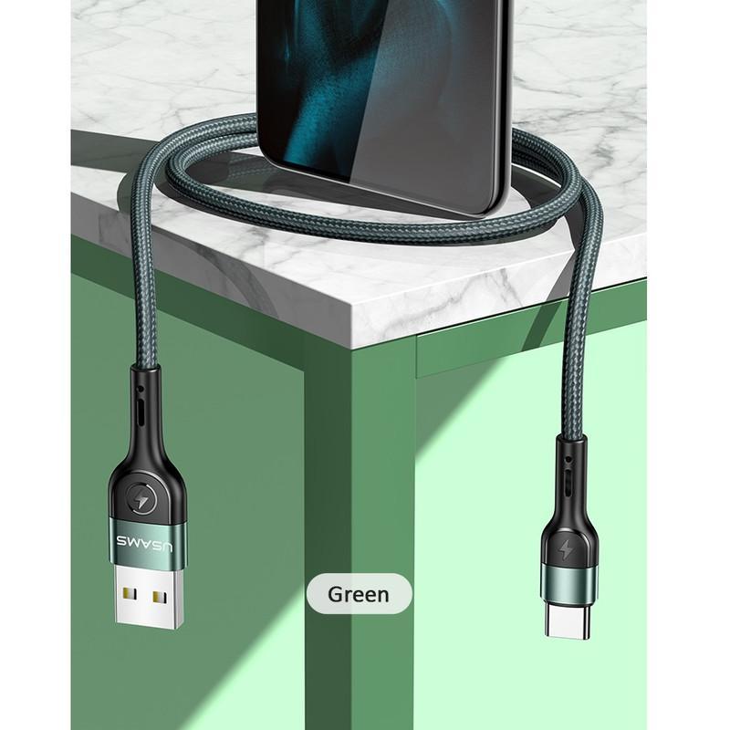 کابل تبدیل USB به لایتنینگ یوسمز مدل SJ448 New  طول 1 متر
