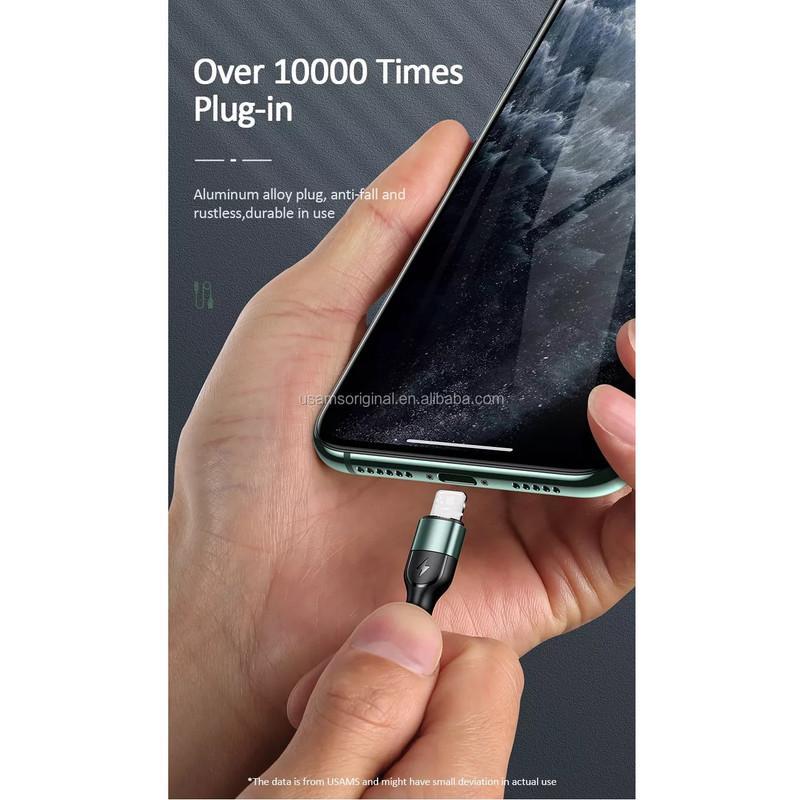 کابل تبدیل USB به لایتنینگ یوسمز مدل SJ448 New  طول 1 متر