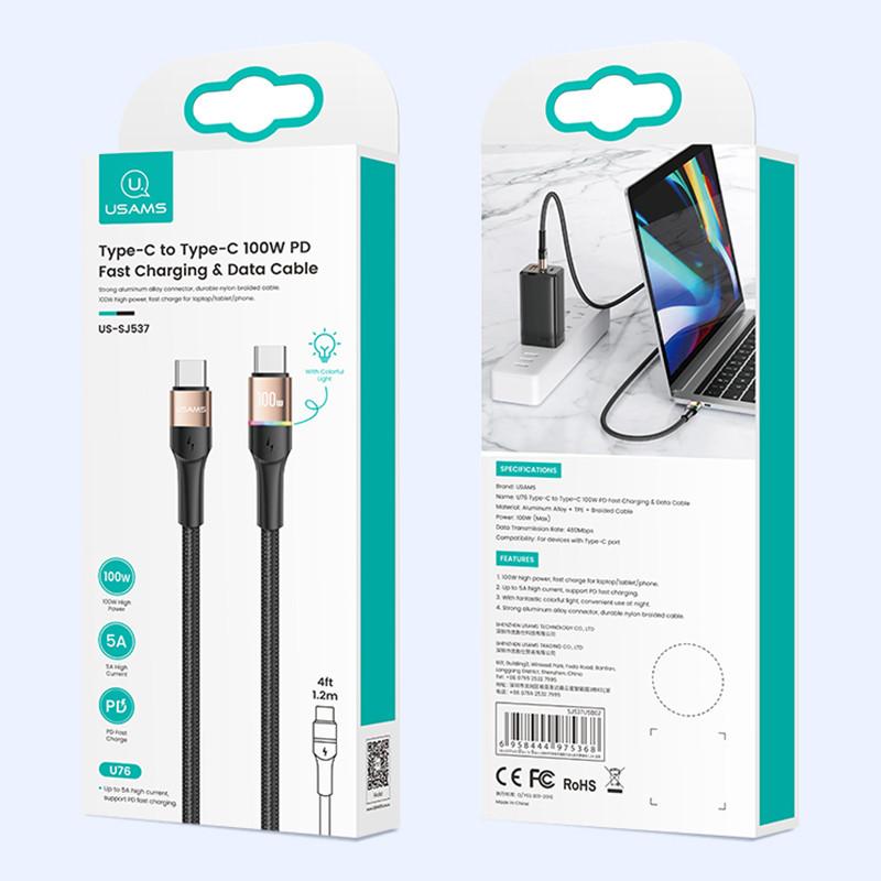 کابل Usb-c یوسمز مدل SJ537 طول 1.2 متر