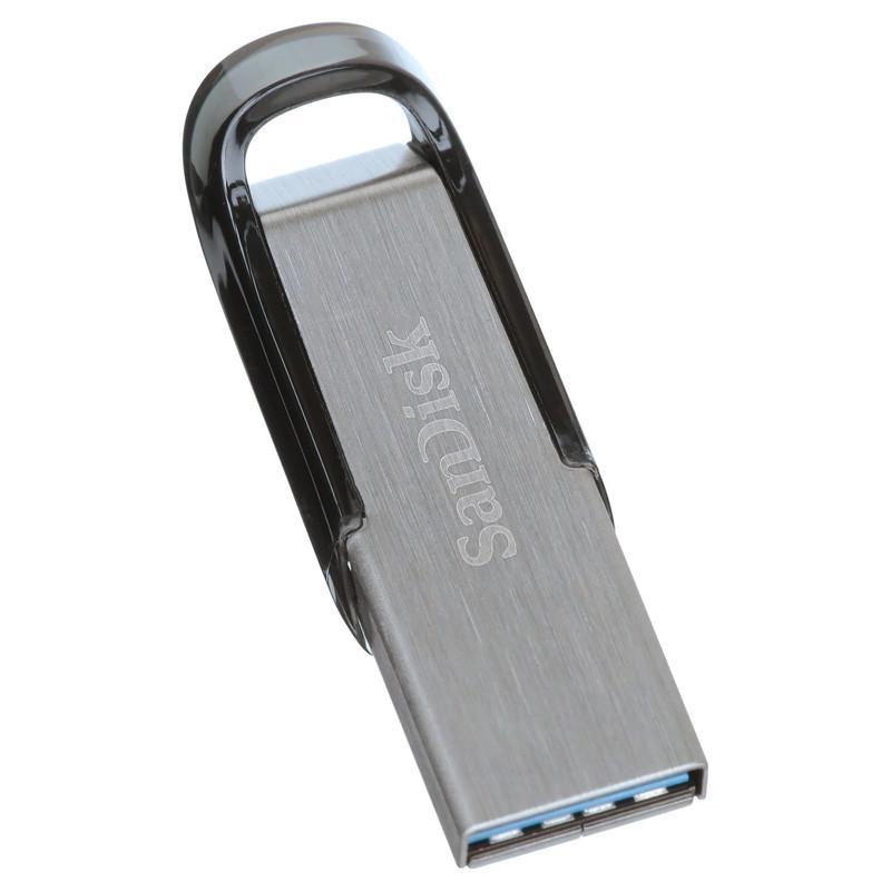فلش مموری سن‌دیسک مدل CZ73 ظرفیت 128 گیگابایت با بدنه فلزی، رابط USB 3.0 و سرعت انتقال 150 مگابایت بر ثانیه، سازگار با کامپیوتر، لپ‌تاپ، گوشی و تلویزیون