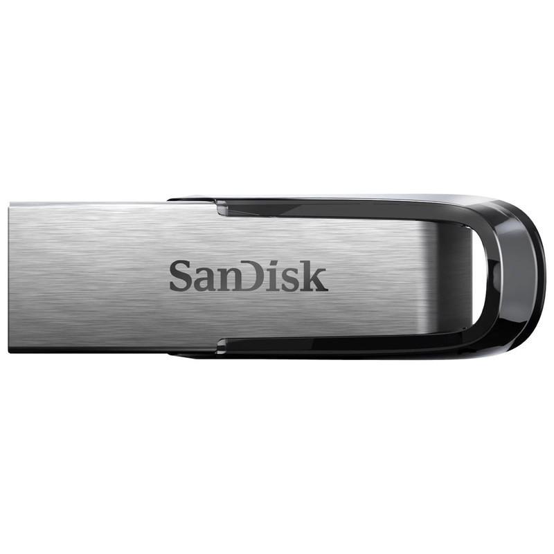 فلش مموری سن‌دیسک مدل CZ73 ظرفیت 128 گیگابایت با بدنه فلزی، رابط USB 3.0 و سرعت انتقال 150 مگابایت بر ثانیه، سازگار با کامپیوتر، لپ‌تاپ، گوشی و تلویزیون