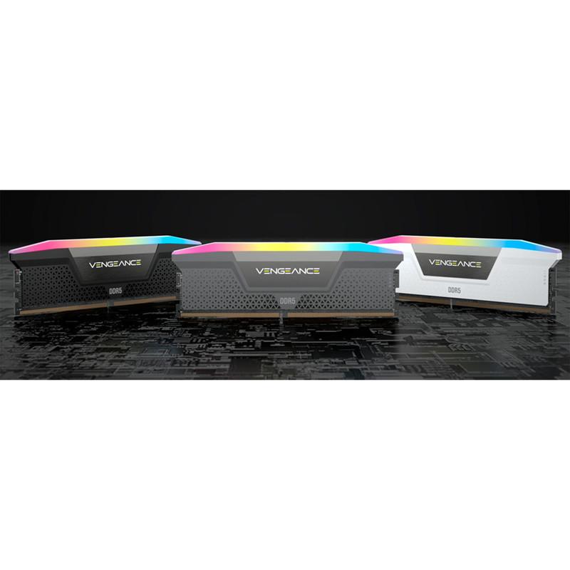 رم دسکتاپ DDR5 دو کاناله 6600 مگاهرتز CL38 کورسیر مدل VENGEANCE RGB ظرفیت 32 گیگابایت
