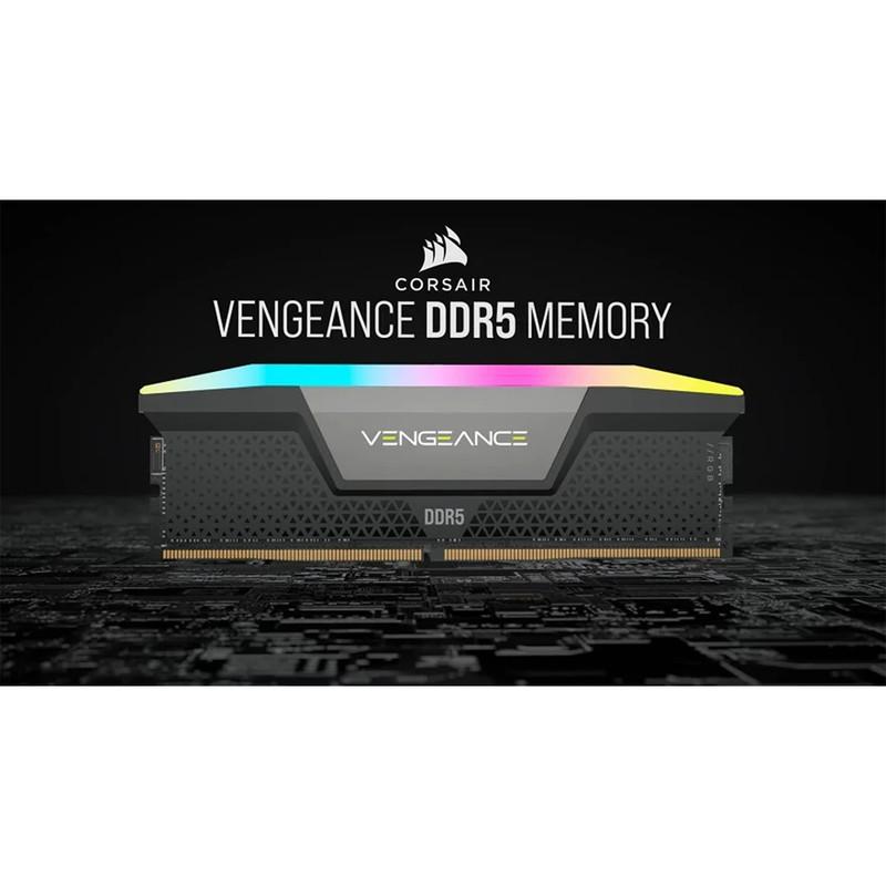 رم دسکتاپ DDR5 دو کاناله 6600 مگاهرتز CL38 کورسیر مدل VENGEANCE RGB ظرفیت 32 گیگابایت