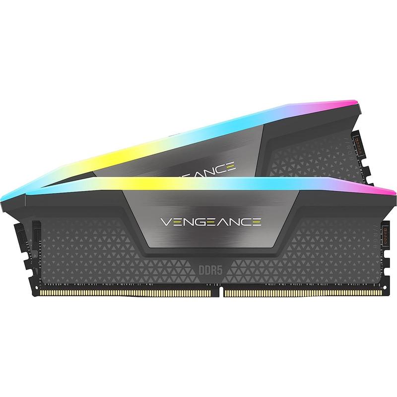 رم دسکتاپ DDR5 دو کاناله 5600 مگاهرتز CL40 کورسیر مدل VENGEANCE RGB ظرفیت 48 گیگابایت