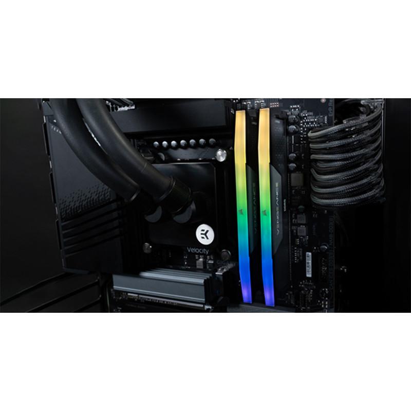رم دسکتاپ DDR5 دو کاناله 5600 مگاهرتز CL40 کورسیر مدل VENGEANCE RGB ظرفیت 48 گیگابایت