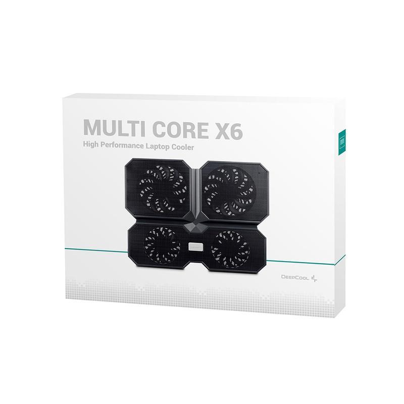 پایه خنک کننده  لپ تاپ دیپ کول مدل MULTICORE X6 2023
