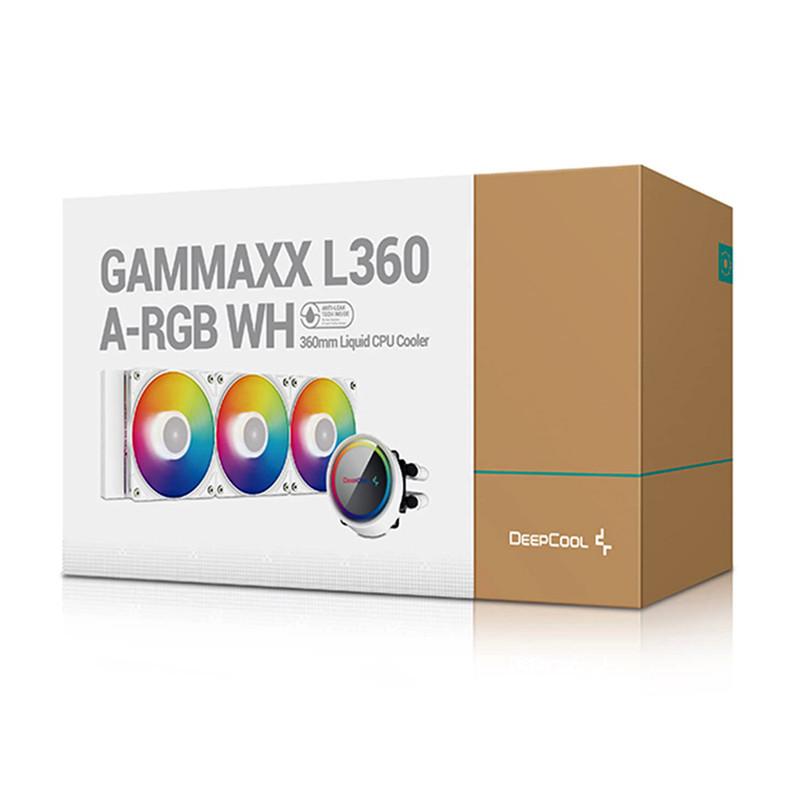 سیستم خنک کننده آبی دیپ کول مدل GAMMAXX L360 A-RGB WH