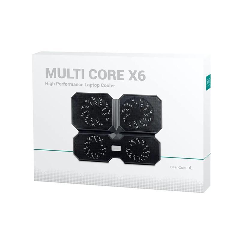 پایه خنک کننده  لپ تاپ دیپ کول مدل Multi Core X6