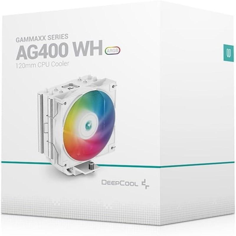 خنک کننده پردازنده دیپ کول مدل  AG400 WH ARGB