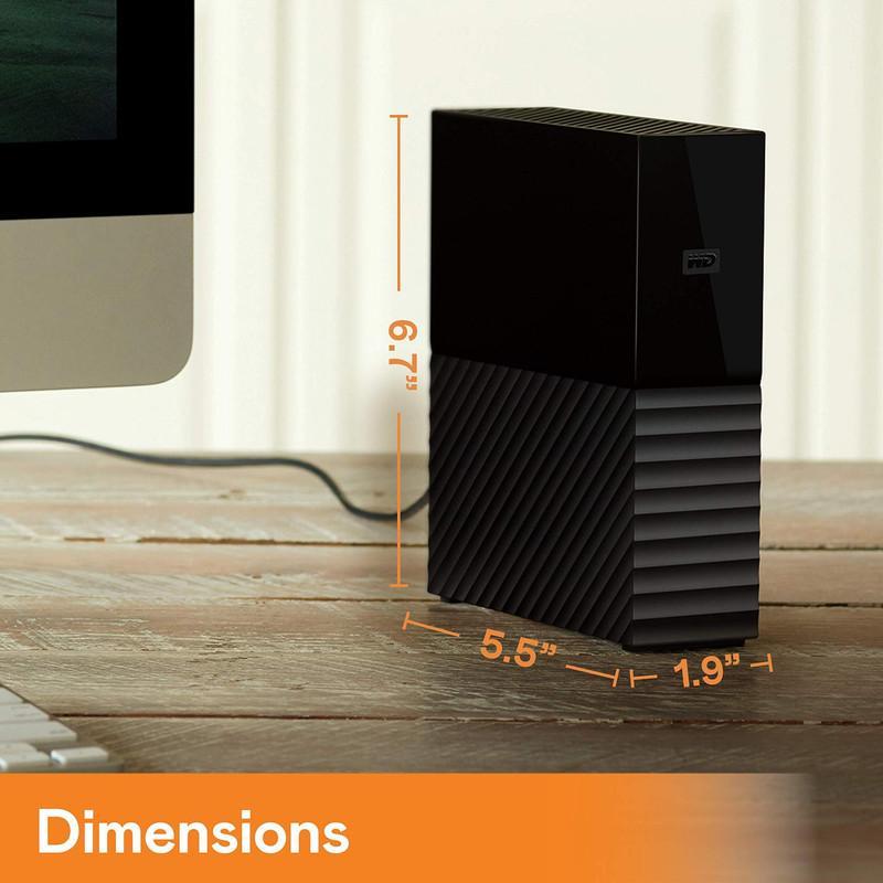 هارد اکسترنال وسترن دیجیتال مدل My Book Desktop ظرفیت 18 ترابایت دارای رابط USB Type-A 3.2