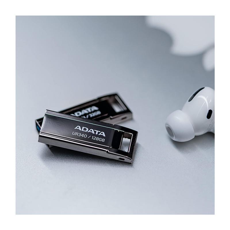 فلش مموری ای دیتا مدل UR340 USB3.2 ظرفیت 128 گیگابایت