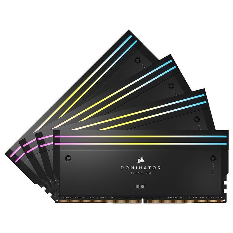رم دسکتاپ کورسیر DOMINATOR TITANIUM DDR5 دو کاناله 64 گیگابایت 6600 مگاهرتز تایمینگ CL32 DIMM