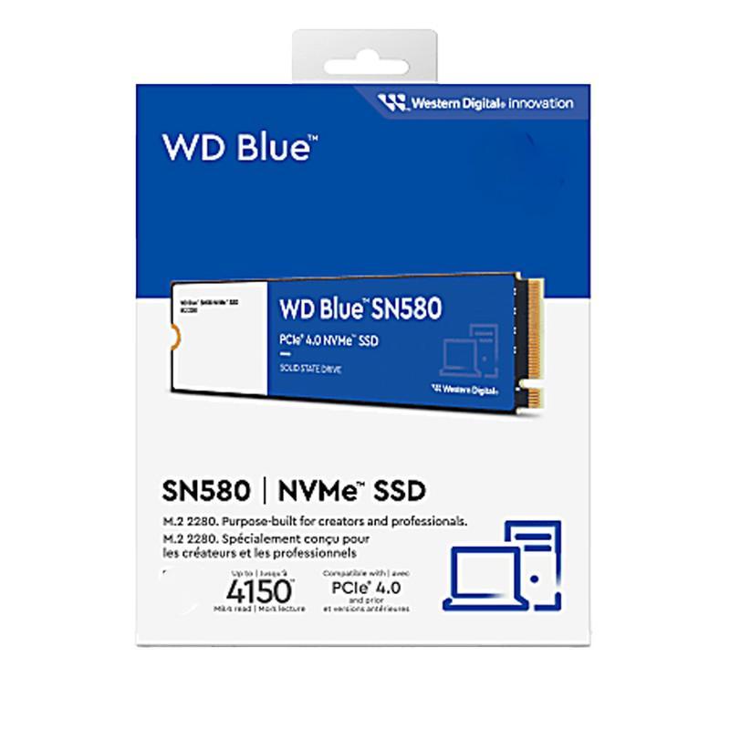 اس اس دی اینترنال PCIe Gen4 x4 وسترن دیجیتال مدل WD Blue SN580 ظرفیت 500 گیگابایت