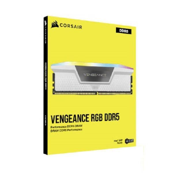 رم دسکتاپ دو کاناله 32GB ،DDR5 کورسیر مدل VENGEANCE RGB 5600MHz با تایمینگ CL40 و هیت‌سینک خنک‌کننده
