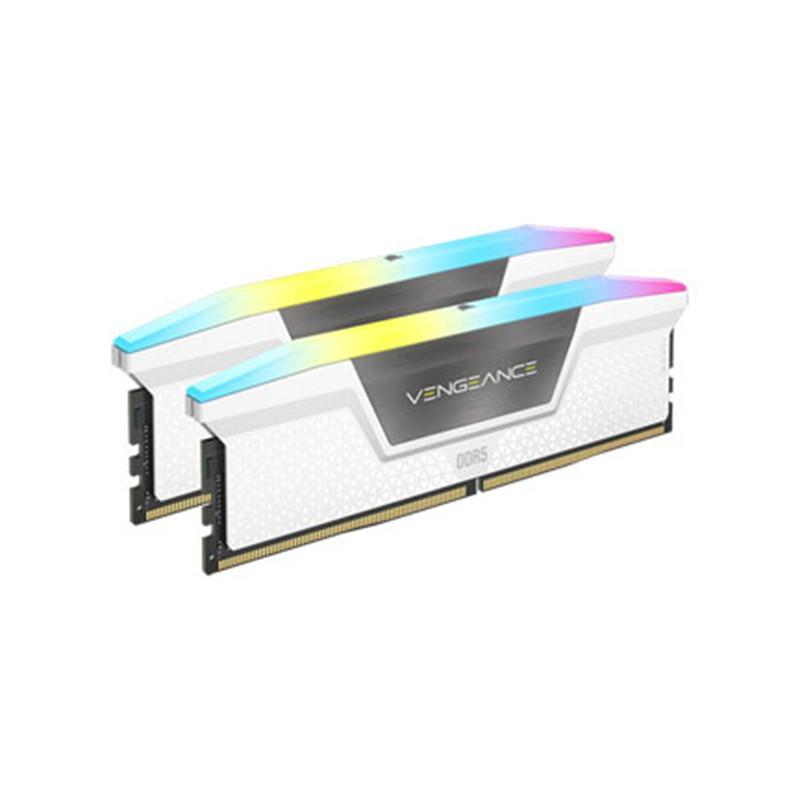 رم دسکتاپ دو کاناله 32GB ،DDR5 کورسیر مدل VENGEANCE RGB 5600MHz با تایمینگ CL40 و هیت‌سینک خنک‌کننده