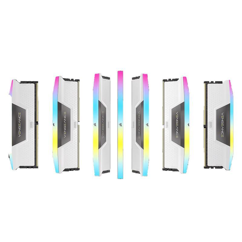 رم دسکتاپ دو کاناله 32GB ،DDR5 کورسیر مدل VENGEANCE RGB 5600MHz با تایمینگ CL40 و هیت‌سینک خنک‌کننده