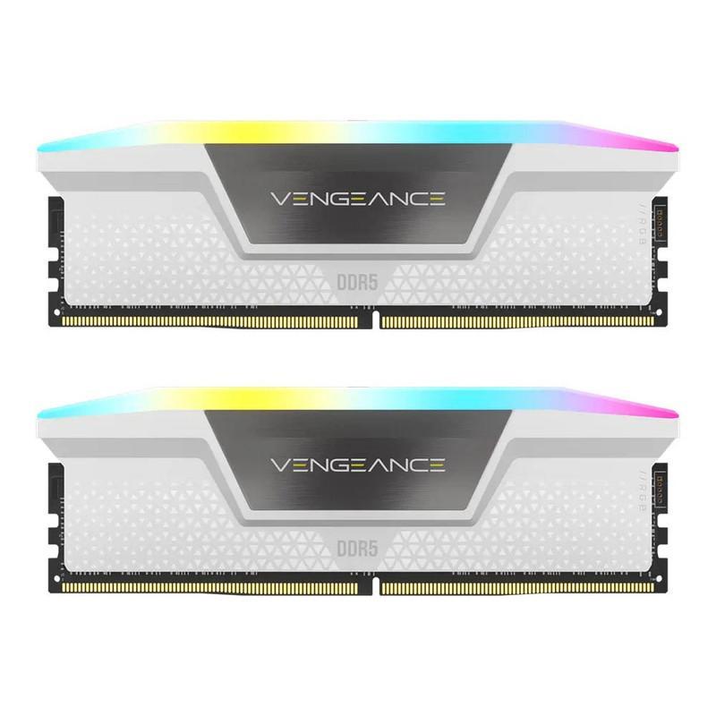 رم دسکتاپ دو کاناله 32GB ،DDR5 کورسیر مدل VENGEANCE RGB 5600MHz با تایمینگ CL40 و هیت‌سینک خنک‌کننده