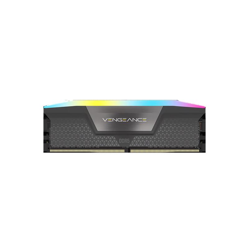 رم دسکتاپ کورسیر مدل VENGEANCE RGB DDR5 دو کاناله ظرفیت 64 گیگابایت سرعت 5600 مگاهرتز تایمینگ CL40 همراه هیت‌سینک خنک‌کننده
