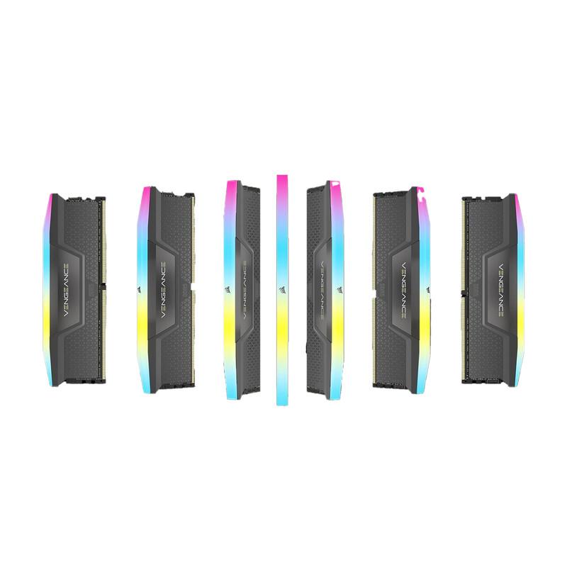 رم دسکتاپ کورسیر مدل VENGEANCE RGB DDR5 دو کاناله ظرفیت 64 گیگابایت سرعت 5600 مگاهرتز تایمینگ CL40 همراه هیت‌سینک خنک‌کننده