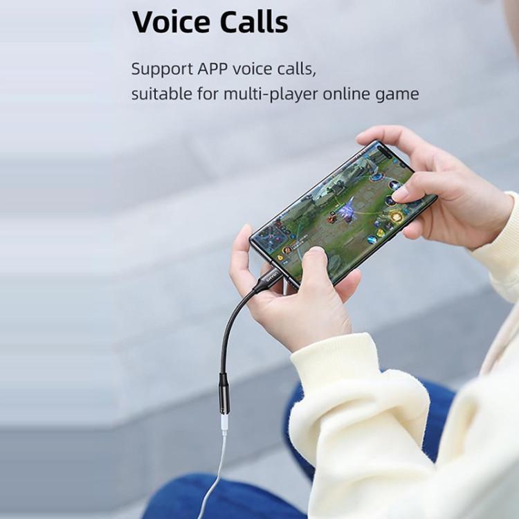 کابل تبدیل USB-C به AUX یوسمز مدل us-sj599 طول 0.13 متر