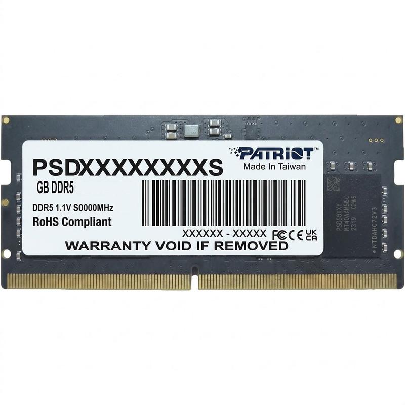 رم لپ‌تاپ DDR5 تک کاناله 4800 مگاهرتز CL40 پتریوت مدل Signature Line ظرفیت 16 گیگابایت