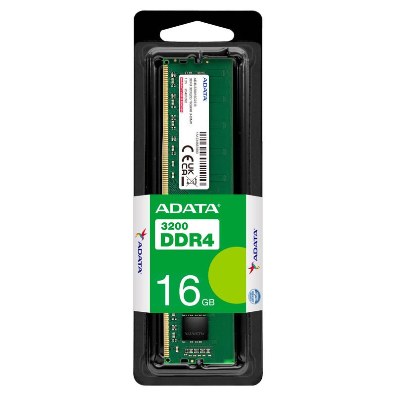 رم دسکتاپ تک کاناله 3200 مگاهرتز CL22 ای دیتا مدل U-DIMM ظرفیت 16 گیگابایت