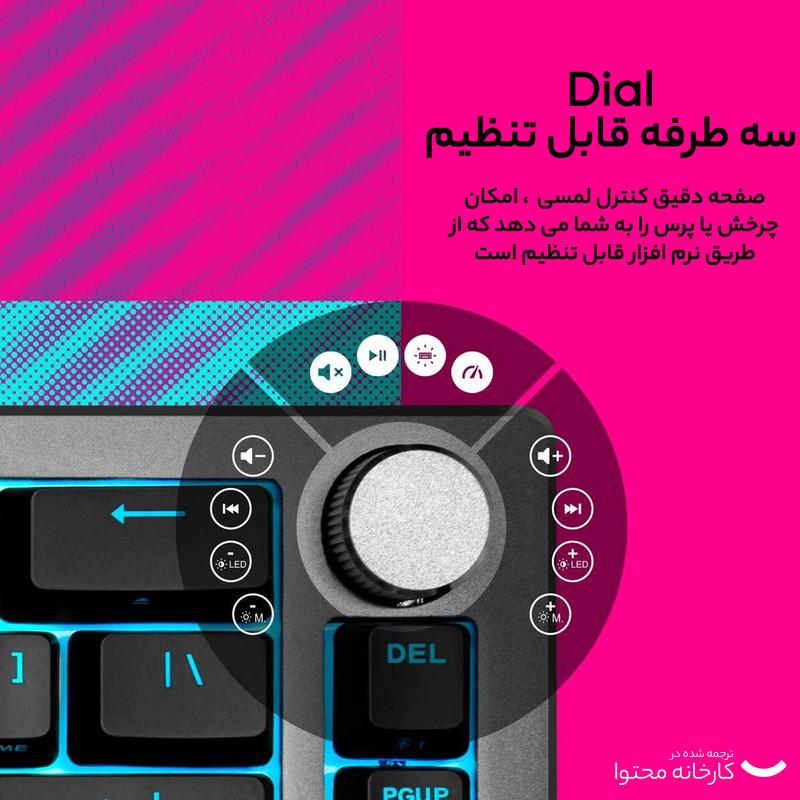 کیبورد مخصوص بازی کولر مستر مدل CK721 Red Switch