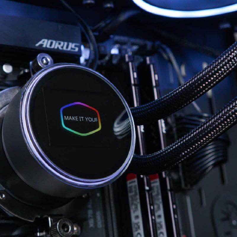 سیستم خنک کننده آبی کولر مستر مدل ice god g360 phantom