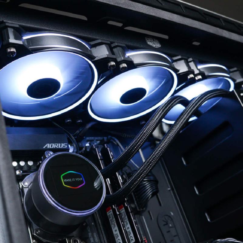 سیستم خنک کننده آبی کولر مستر مدل ice god g360 phantom