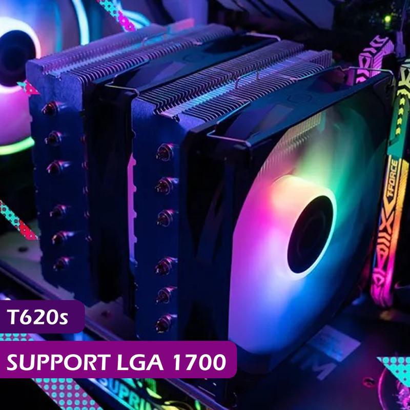 خنک کننده پردازنده کولر مستر مدل T620s ARGB LGA1700