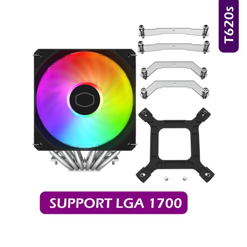 خنک کننده پردازنده کولر مستر مدل T620s ARGB LGA1700