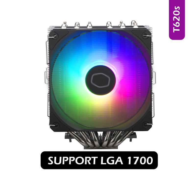 خنک کننده پردازنده کولر مستر مدل T620s ARGB LGA1700