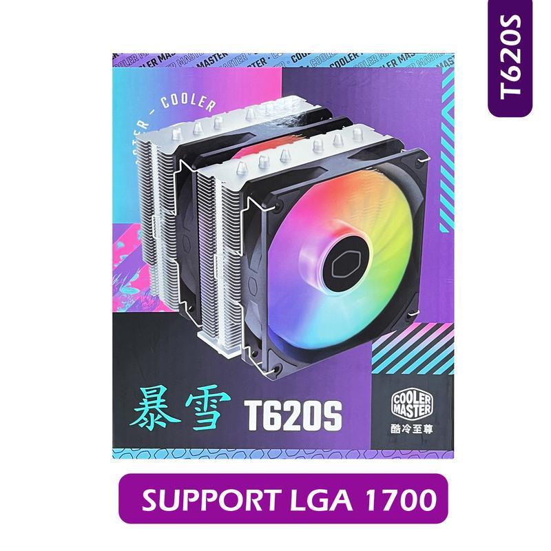 خنک کننده پردازنده کولر مستر مدل T620s ARGB LGA1700