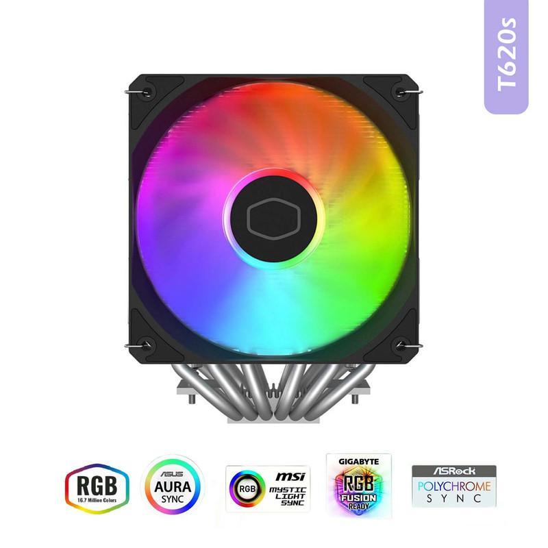 خنک کننده پردازنده کولر مستر مدل T620s ARGB LGA1700