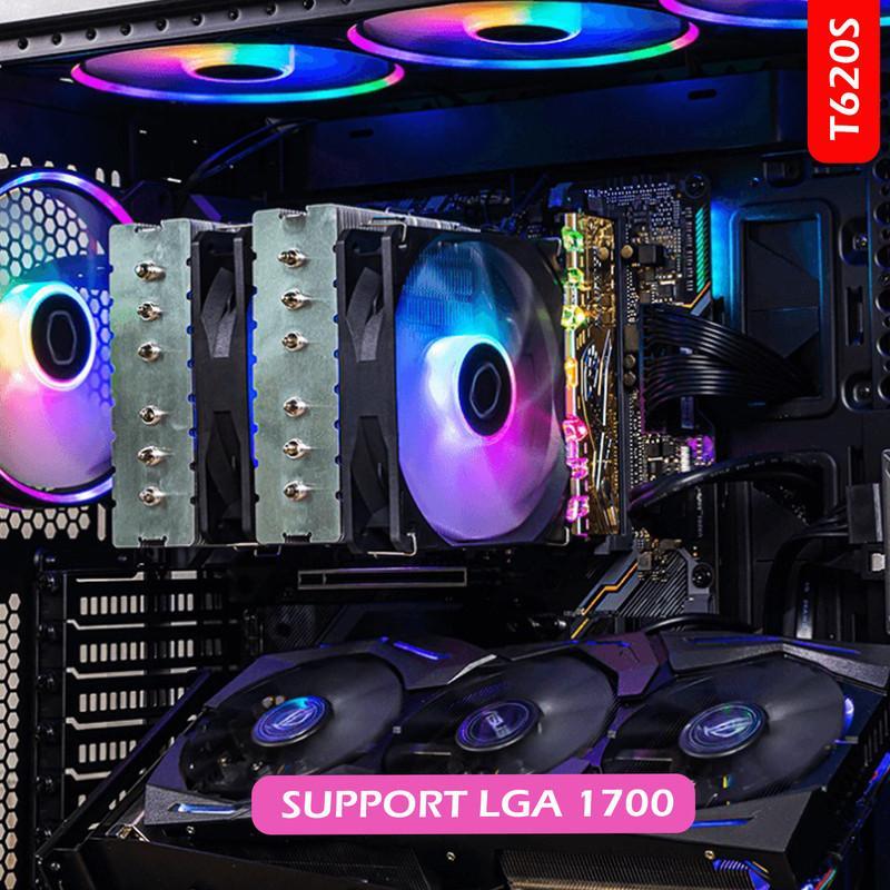خنک کننده پردازنده کولر مستر مدل T620s ARGB LGA1700