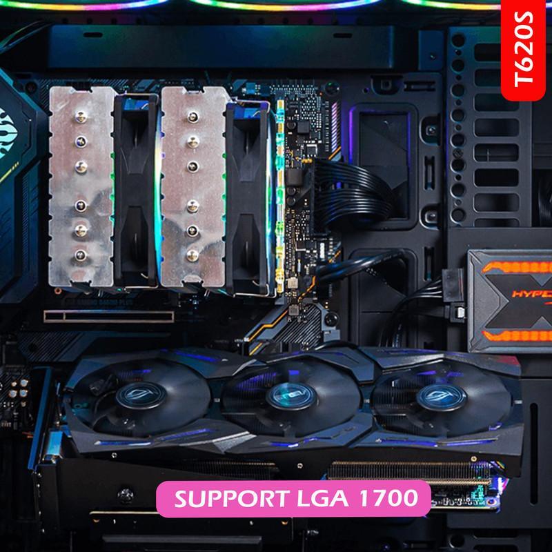 خنک کننده پردازنده کولر مستر مدل T620s ARGB LGA1700