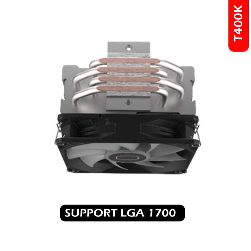 خنک کننده پردازنده کولر مستر مدل T400k ARGB LGA1700