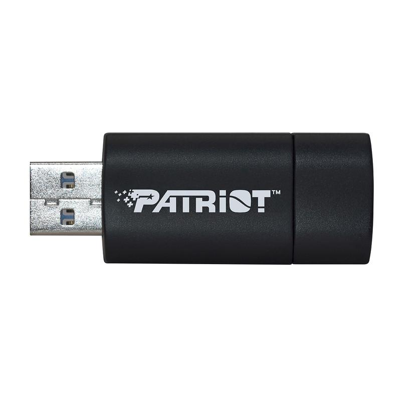 فلش مموری پتریوت مدل Patriot RAGE LITE ظرفیت 256 گیگابایت USB 3.2 Gen 1 با سرعت خواندن 120 مگابایت بر ثانیه، مقاوم در برابر آب، ضربه، شوک، لرزش و گرد و غبار، طراحی کشویی محافظ پورت