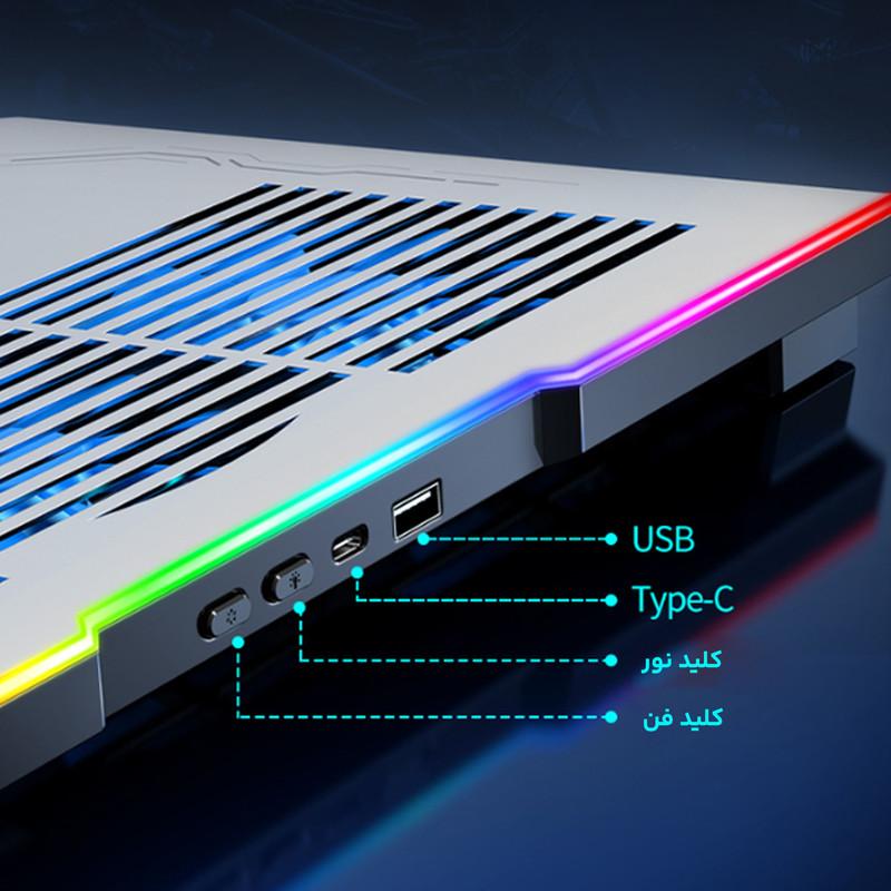 پایه خنک کننده  لپ تاپ کول کلد مدل K42