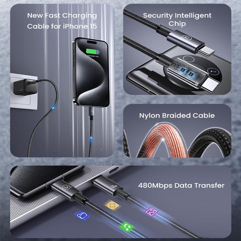 کابل Usb-c یوسمز مدل SJ661 طول 1.2 متر