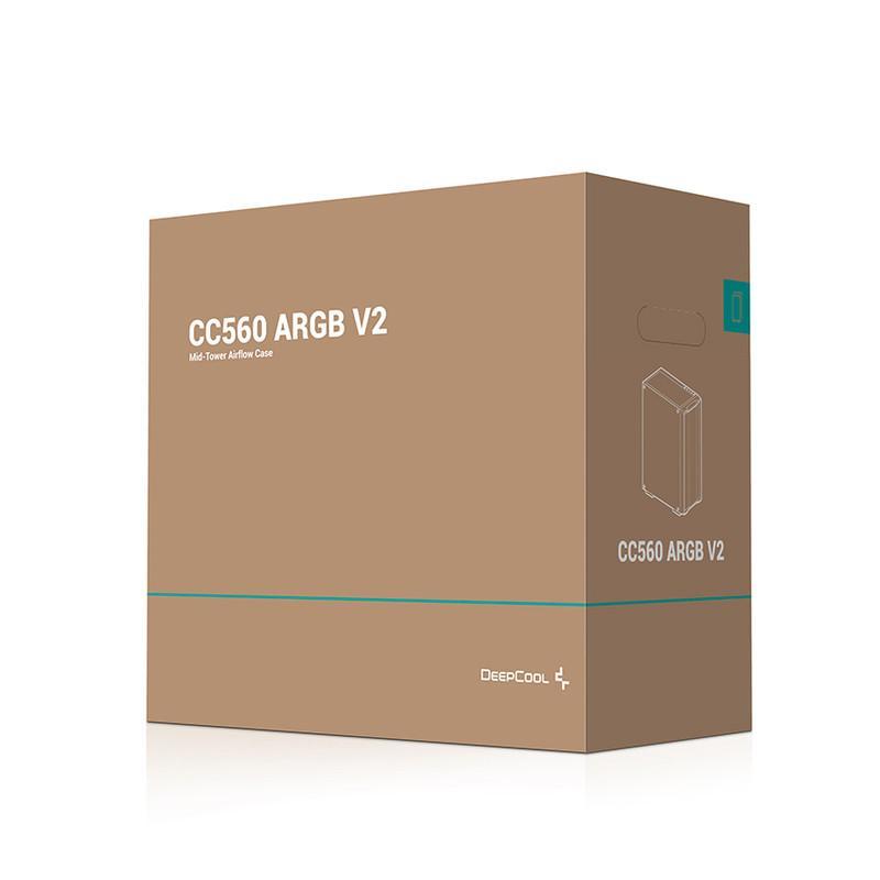 کیس کامپیوتر دیپ کول مدل CC560 ARGB V2